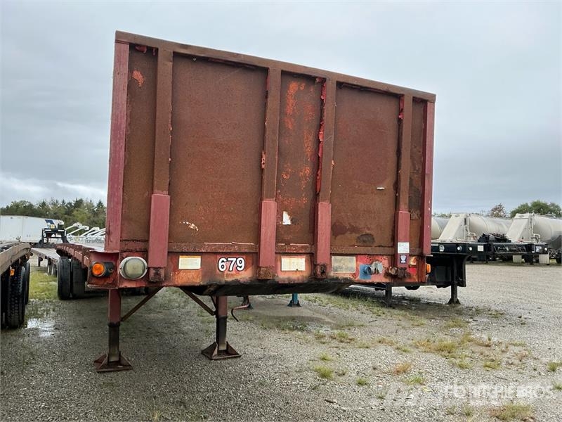 Great Dane 40000 lb 48 ft T/A Flatbed Trailer Anhænger med lad/Flatbed