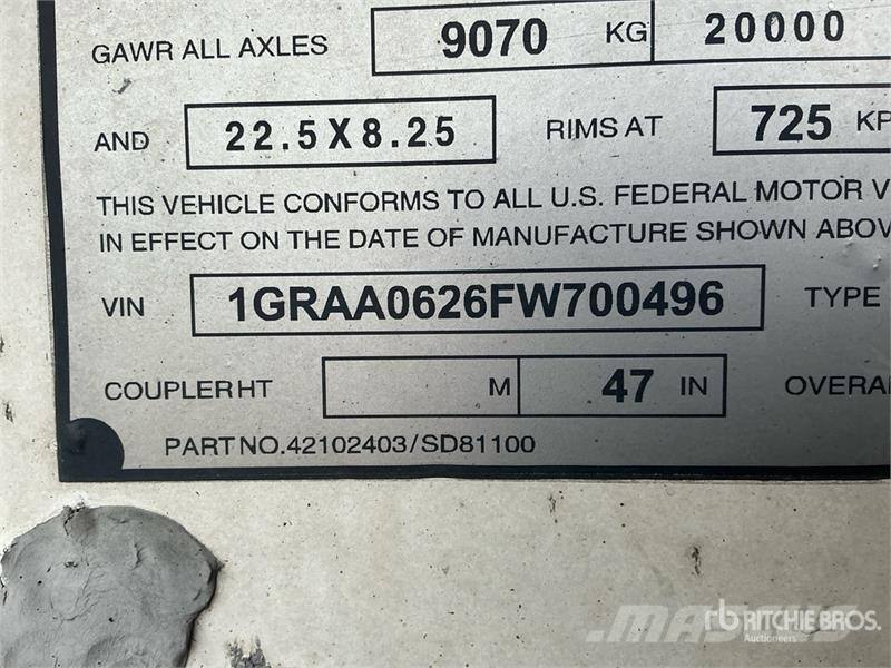 Great Dane 53 ft x 102 in T/A Refrigerated Trailer Hűtős félpótkocsik