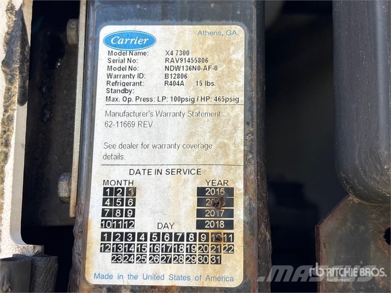 Great Dane 53 ft x 102 in T/A Refrigerated Trailer Напівпричепи-рефрижератори