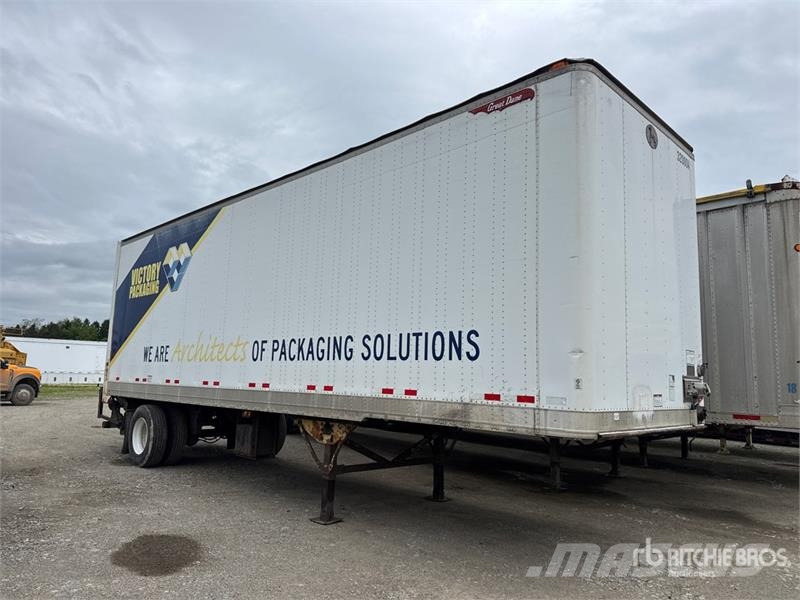 Great Dane 53 ft x 102 in S/A Van Trailer Box body trailers