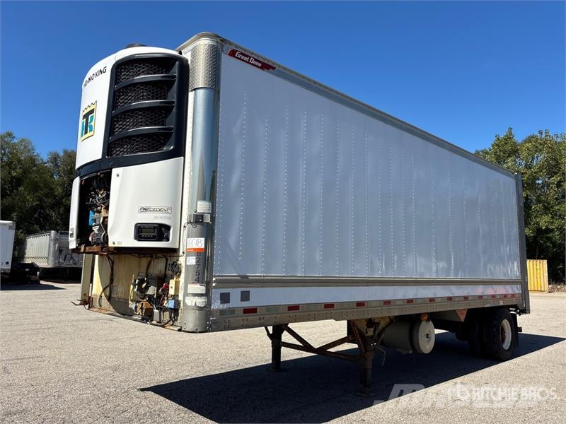 Great Dane ECL-1112-12028 28 ft x 102 in S/A Refrigerated Tra Frysetrailer Semi