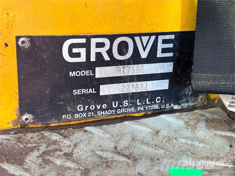 Grove RT760E Grues mobiles