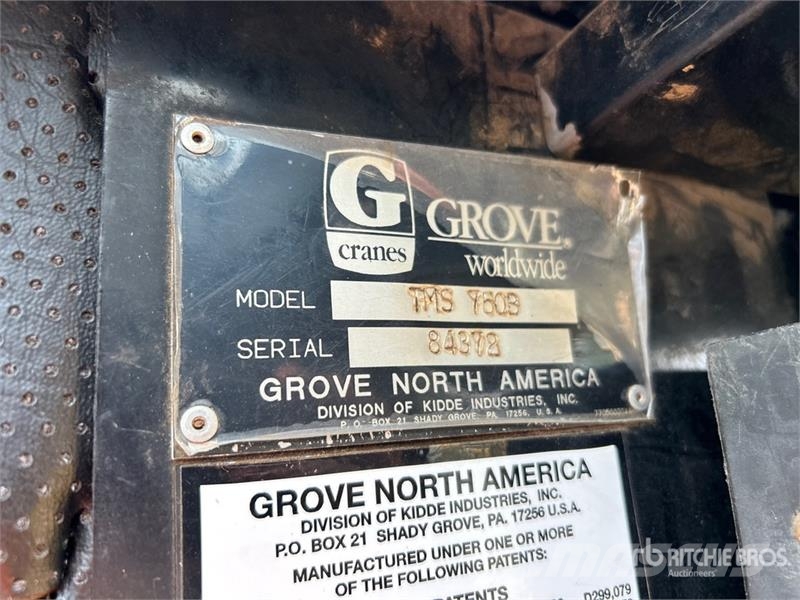 Grove TMS750B Roomikkraanad