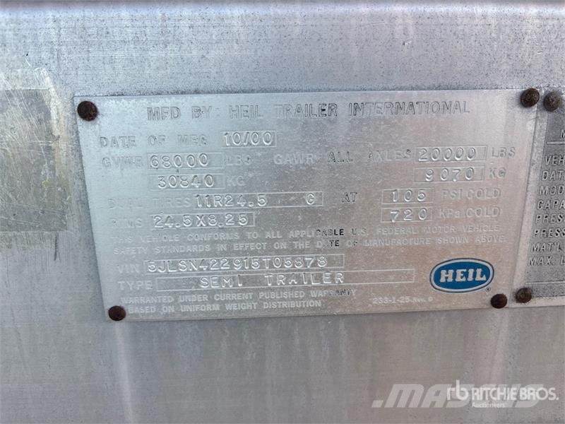 Heli 1000 cft T/A T/A Pneumatic Bulk Trailer その他トレーラー