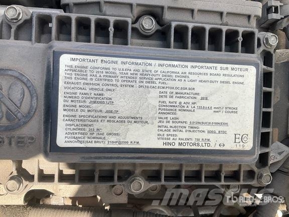 Hino 155 4x2 Van Truck Camiones caja cerrada