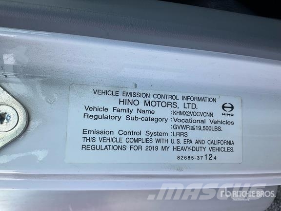Hino 155 4x2 Van Truck Camiones caja cerrada