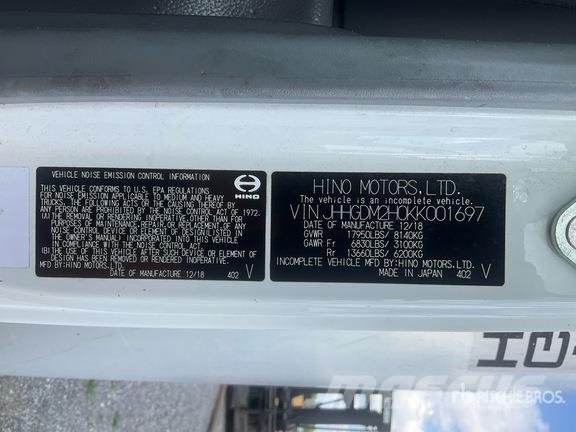 Hino 195 Camiones con caja de remolque