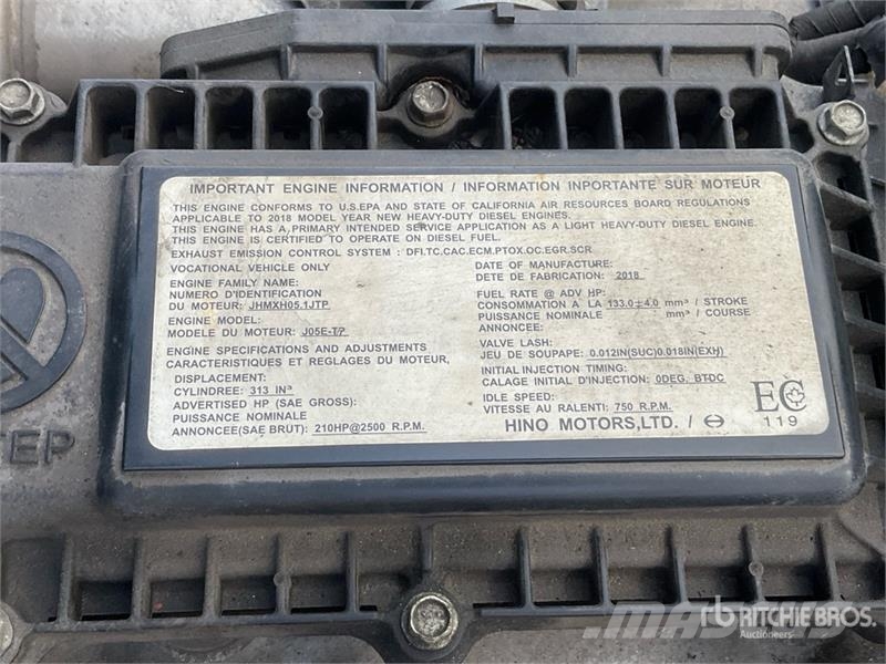 Hino 195 Camiones con caja de remolque