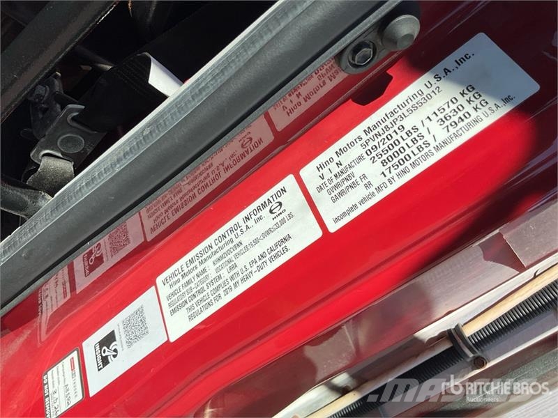 Hino 258LP Kravas automašīnas - refrižeratori