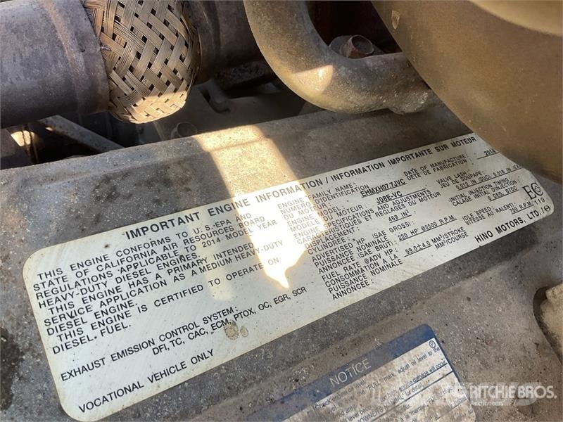 Hino 268 탑차 트럭