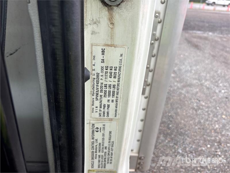 Hino 268 탑차 트럭