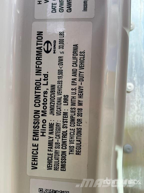 Hino 268 Camiones caja cerrada