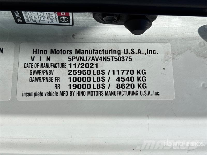 Hino 268 Fast kasse