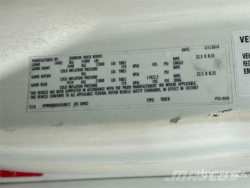 Hino 338 Kravas automašīnas - refrižeratori