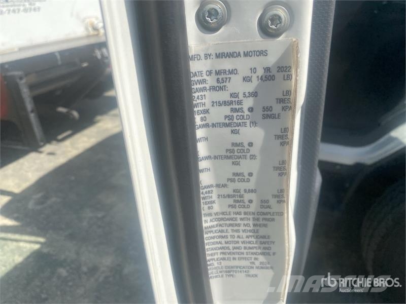Hino S4 4x2 Van Truck Box trucks