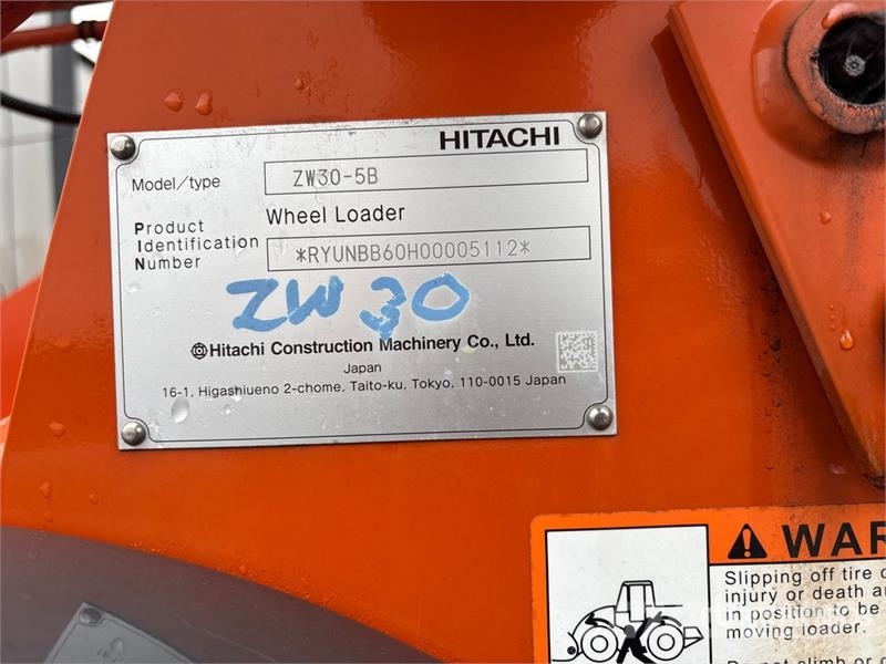 Hitachi ZW30-5B Wheel Loader Kolesni nakladalci