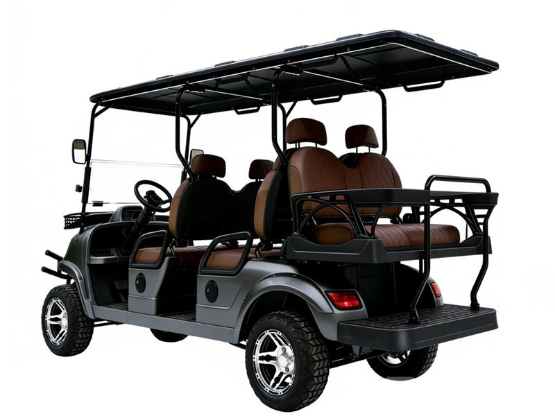 HQ100 Electric Gray Six-Seater Golf Cart (Unused) Golfo vežimėliai