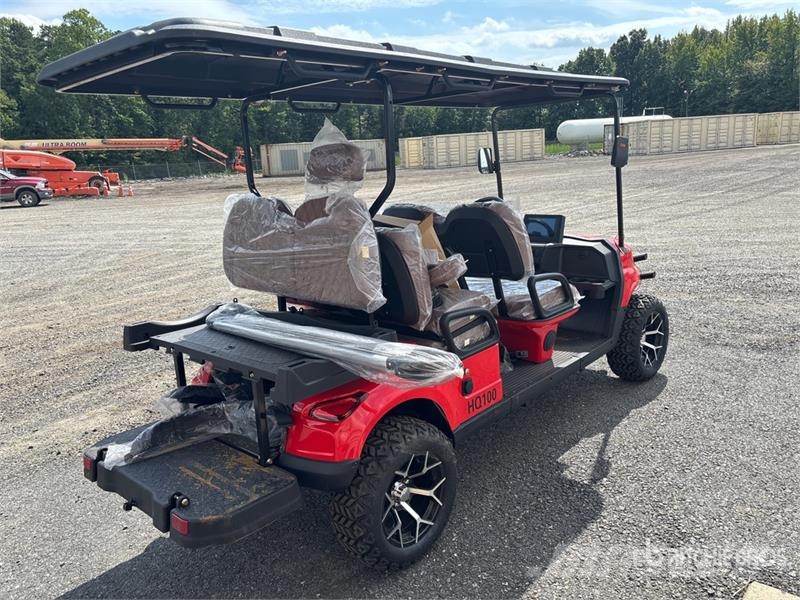 HQ100 Electric Red Six-Seater Golf Cart (Unused) 高爾夫球車
