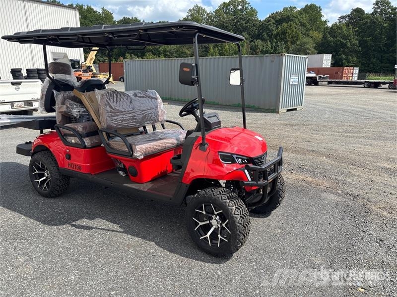 HQ100 Electric Red Six-Seater Golf Cart (Unused) 高爾夫球車