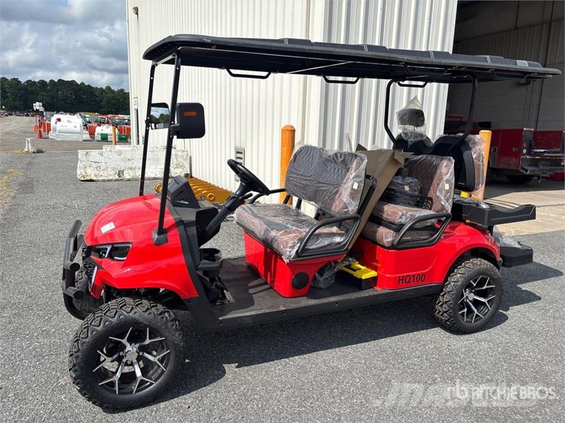 HQ100 Electric Red Six-Seater Golf Cart (Unused) 高爾夫球車
