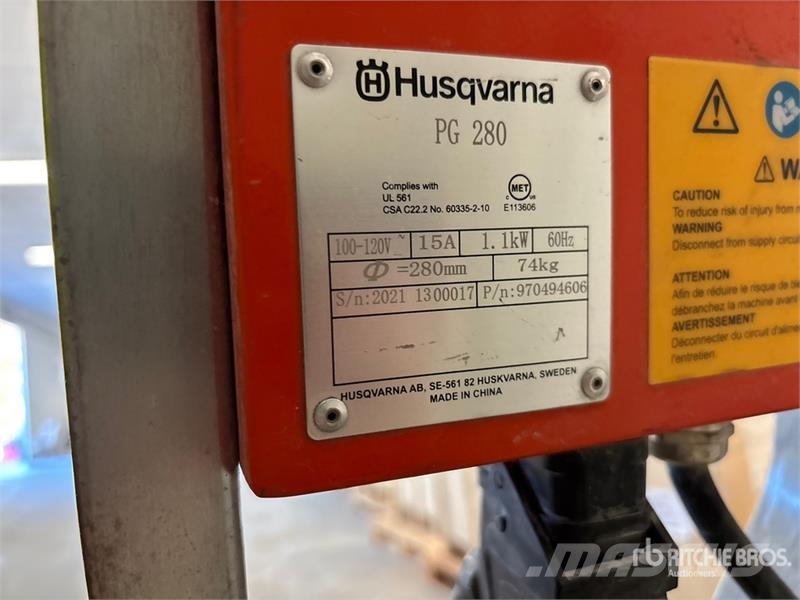Husqvarna PG280 Szitáló / Rostáló gépek