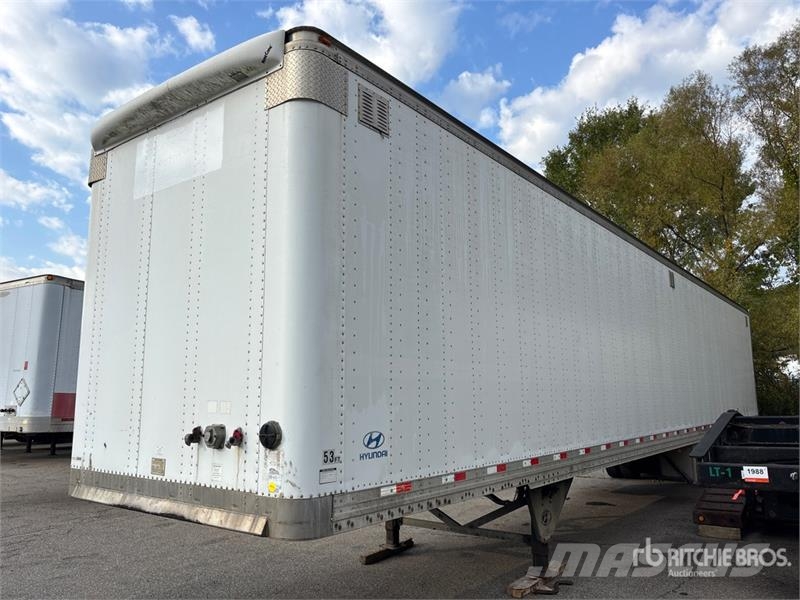 Hyundai 53 ft x 102 in T/A Van Trailer Furgons