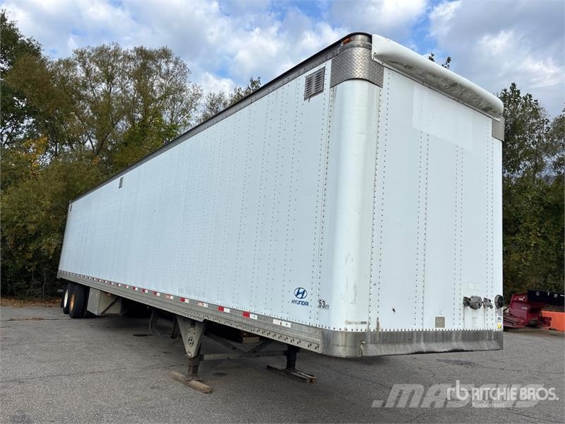 Hyundai 53 ft x 102 in T/A Van Trailer Furgons