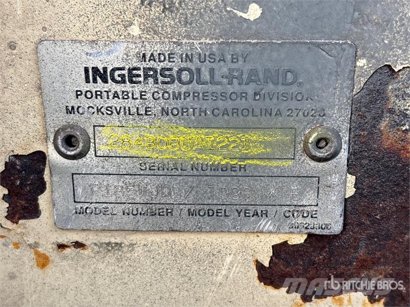 Ingersoll Rand P-185 185 cfm Mobile Air Compressor Воздушные компрессоры