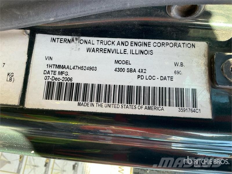 International 4300 Onderhoud voertuigen