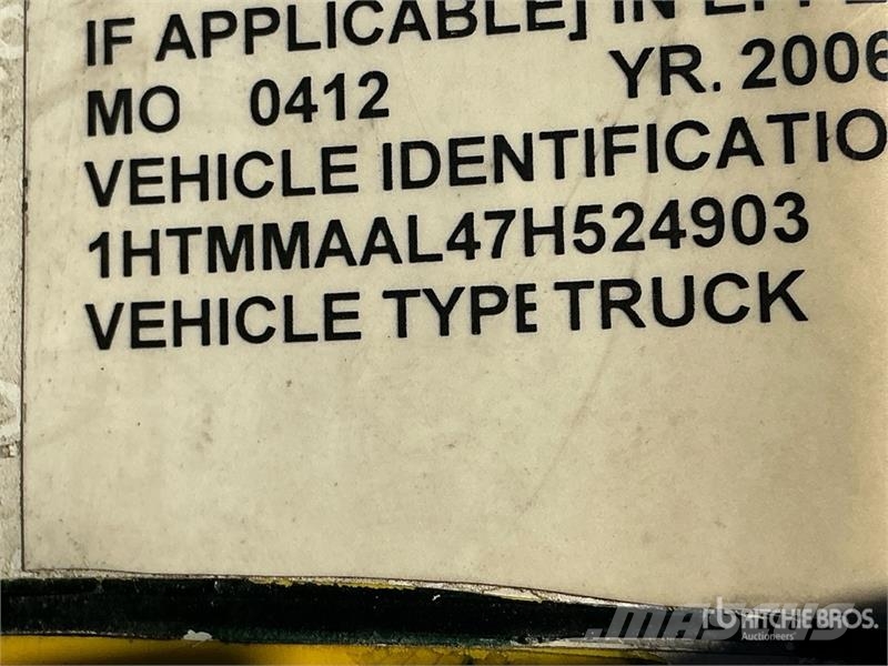 International 4300 Onderhoud voertuigen