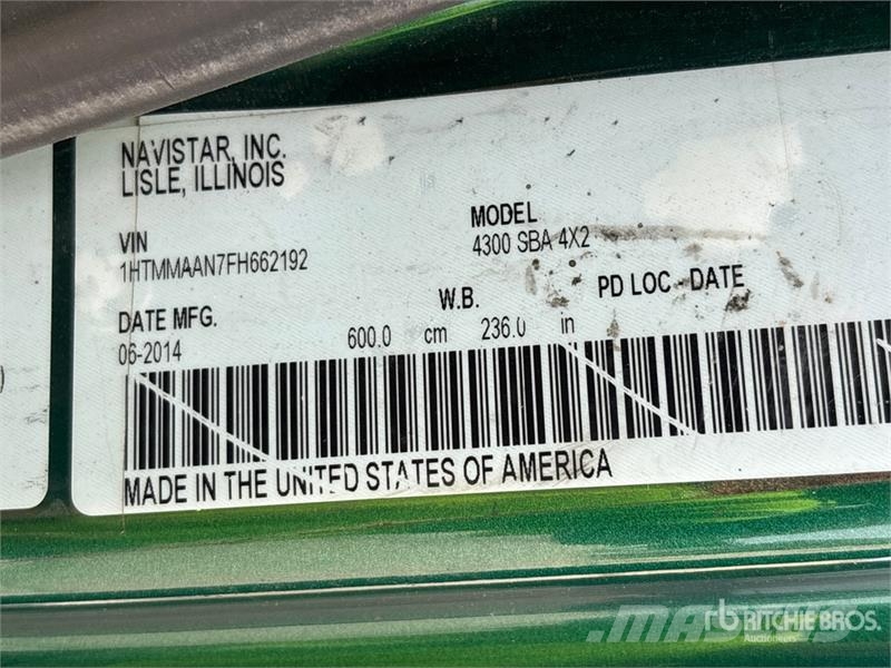 International 4300 Camiones volquete para virutas de madera