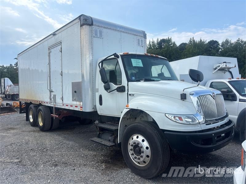 International MV607 6x4 Van Truck Sanduk kamioni