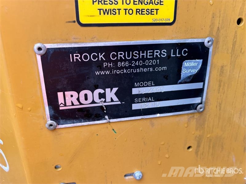Irock TJ-2440 Tracked Jaw Crushing Plant Aggregate plants