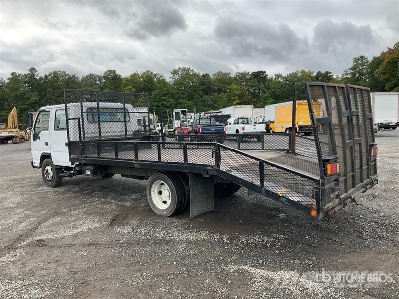 Isuzu 4x2 Crew Cab Flatbed Truck Planbiler