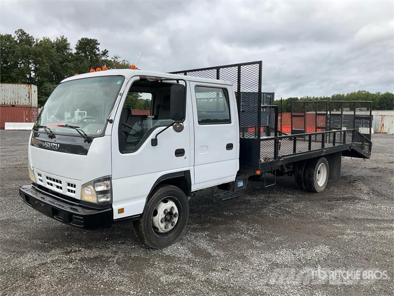 Isuzu 4x2 Crew Cab Flatbed Truck Planbiler