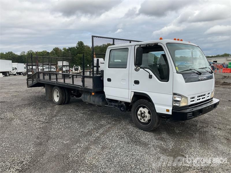 Isuzu 4x2 Crew Cab Flatbed Truck Planbiler