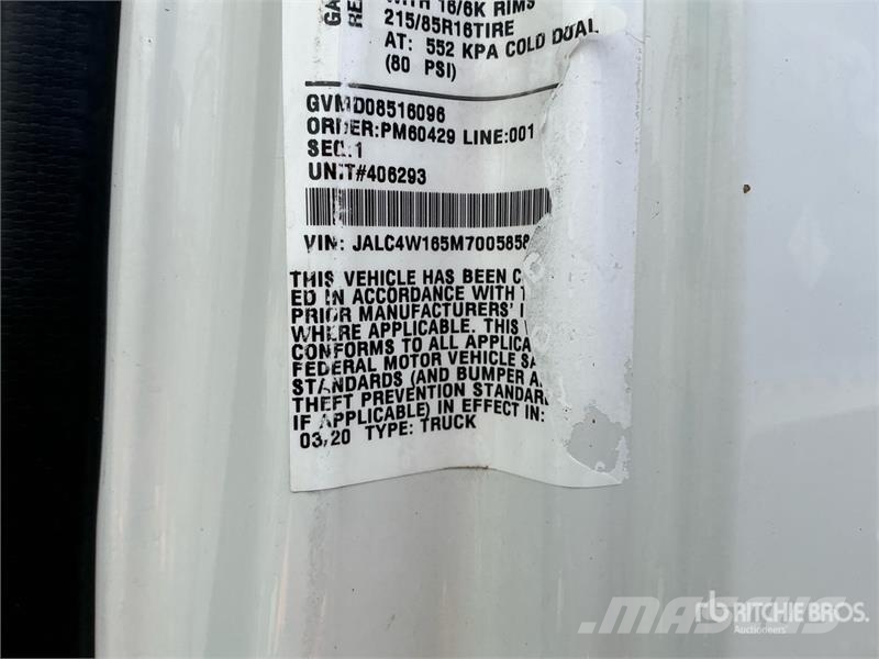 Isuzu NPR Camiones caja cerrada