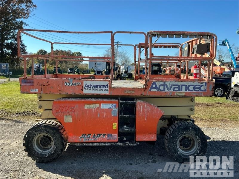 JLG 3394RT 4x4 Dual Fuel Scissor Lift Plataformas tijera