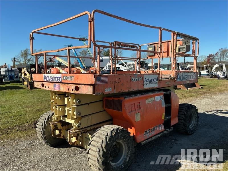 JLG 3394RT 4x4 Dual Fuel Scissor Lift Plataformas tijera