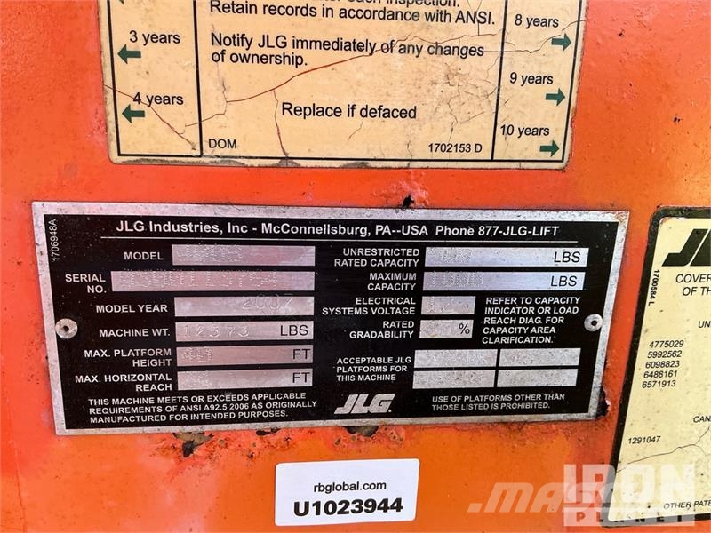 JLG 400S Nacelles télescopiques