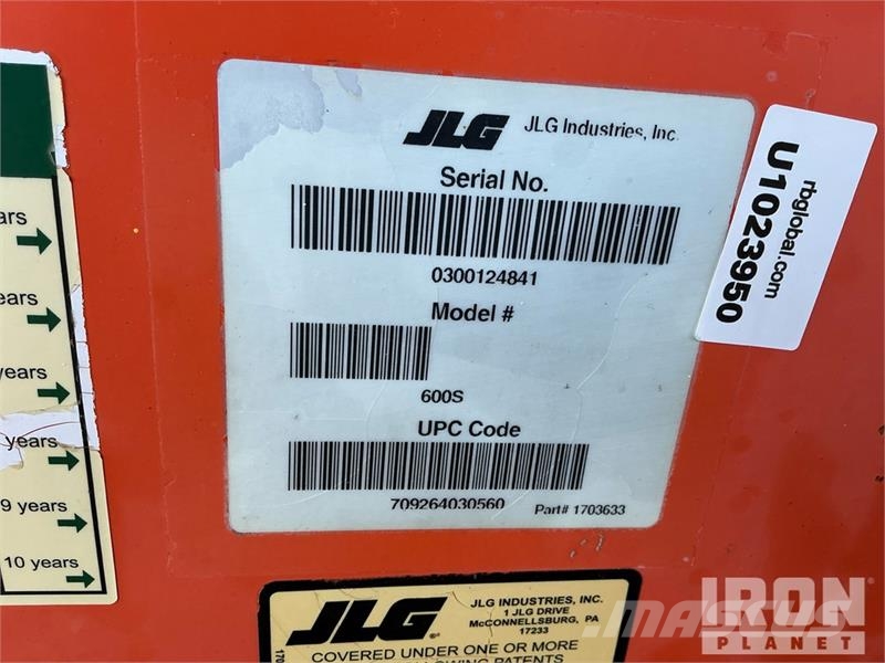 JLG 600S Nacelles télescopiques