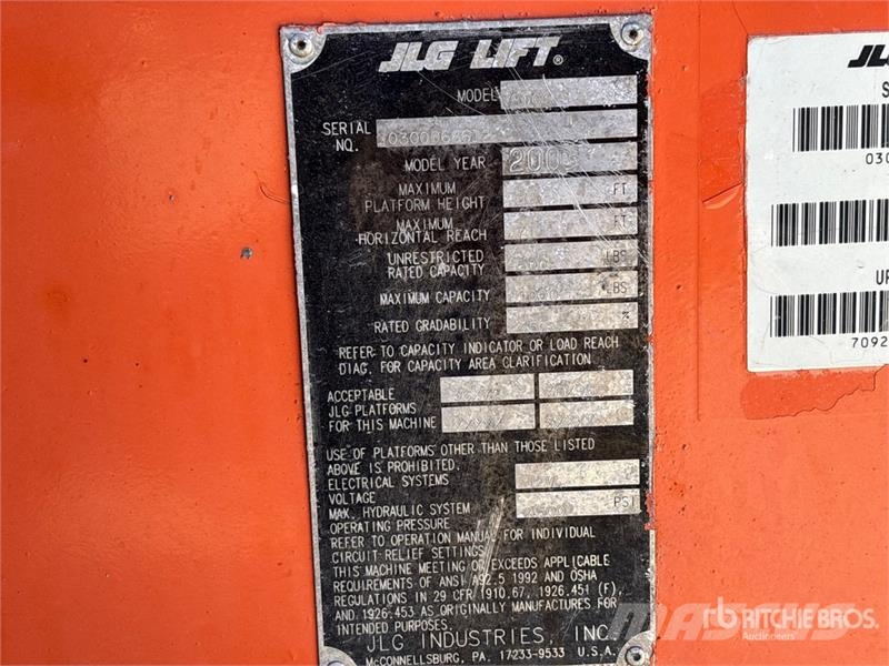 JLG 800S 4WD Diesel Telescopic Boom Lift ブームリフト 直伸型