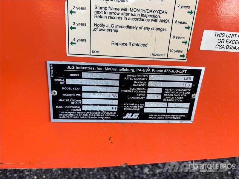 JLG 860SJ 4WD Diesel Articulating Boom Lift Articulated boom lifts