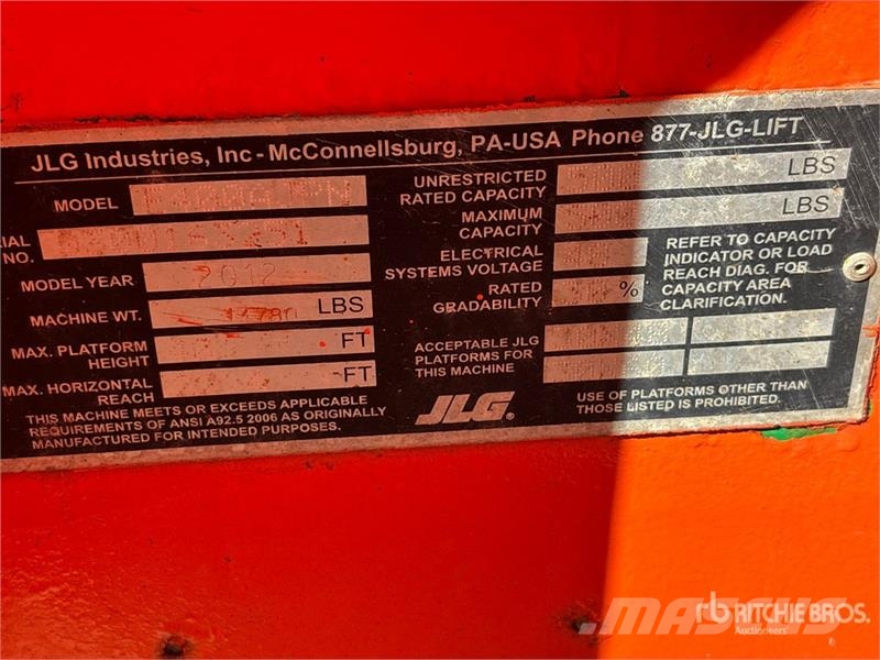 JLG E400AJPN 2WD Electric Articulating Boom Lift ブームリフト 屈伸型