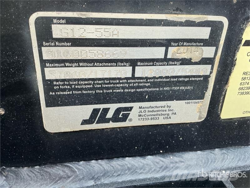 JLG G12-55A مناولات متداخلة