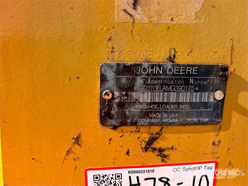 John Deere 310L EP Backhoe loaders