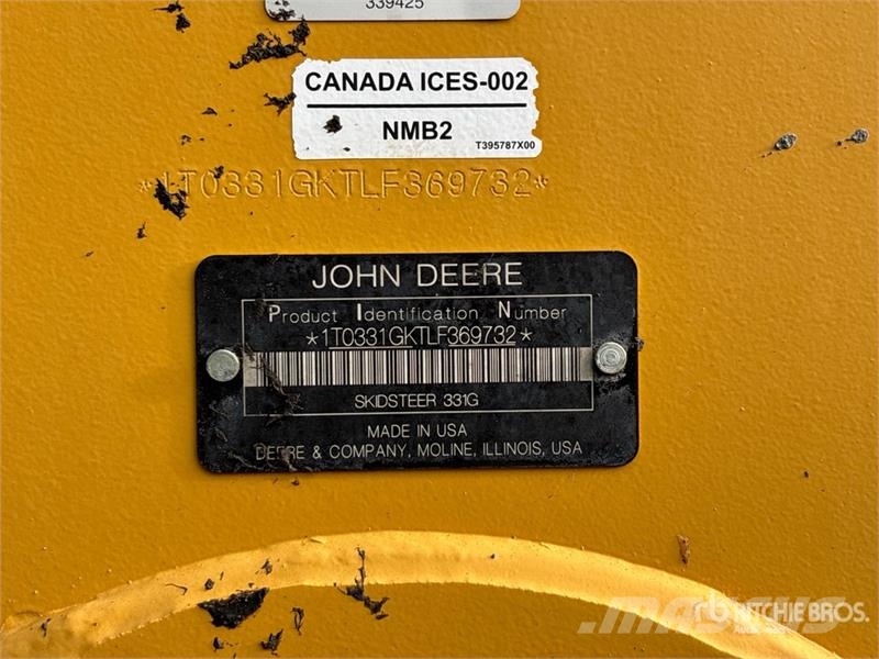 John Deere 331G Skid steer loderler