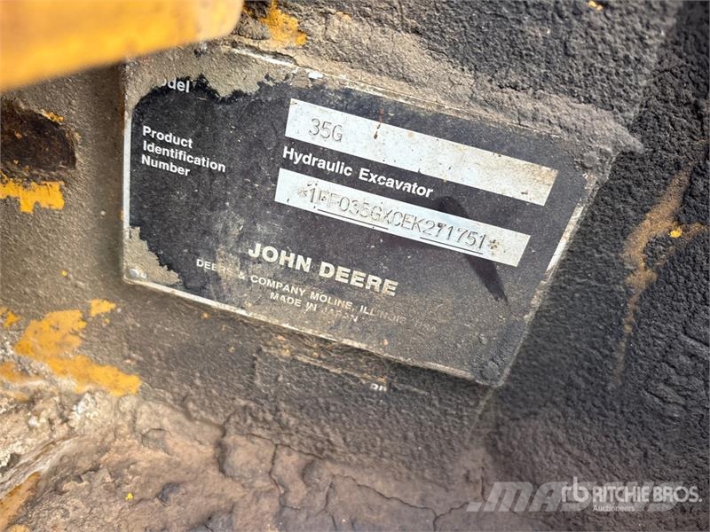 John Deere 35G Mini rýpadla < 7t
