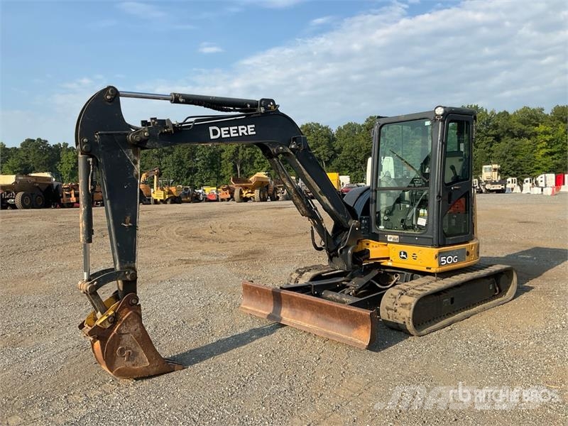 John Deere 50G Мини-экскаваторы