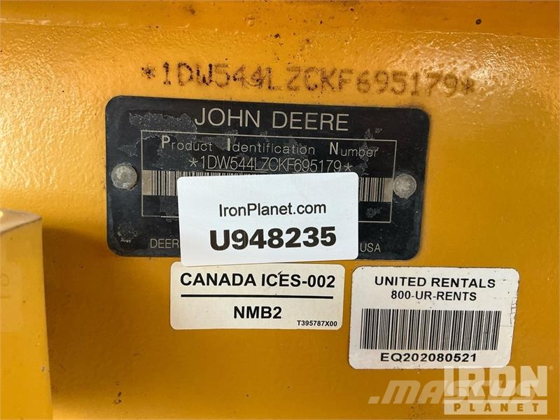 John Deere 544L Wheel Loader Iekrāvēji uz riteņiem